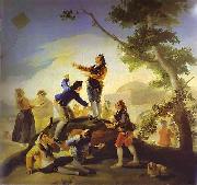Francisco Jose de Goya La cometa(Kite) Spain oil painting artist